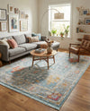Arcadia Rugs Collection Area Rug -  Olympus Rectangle Blue  lifestyle 9