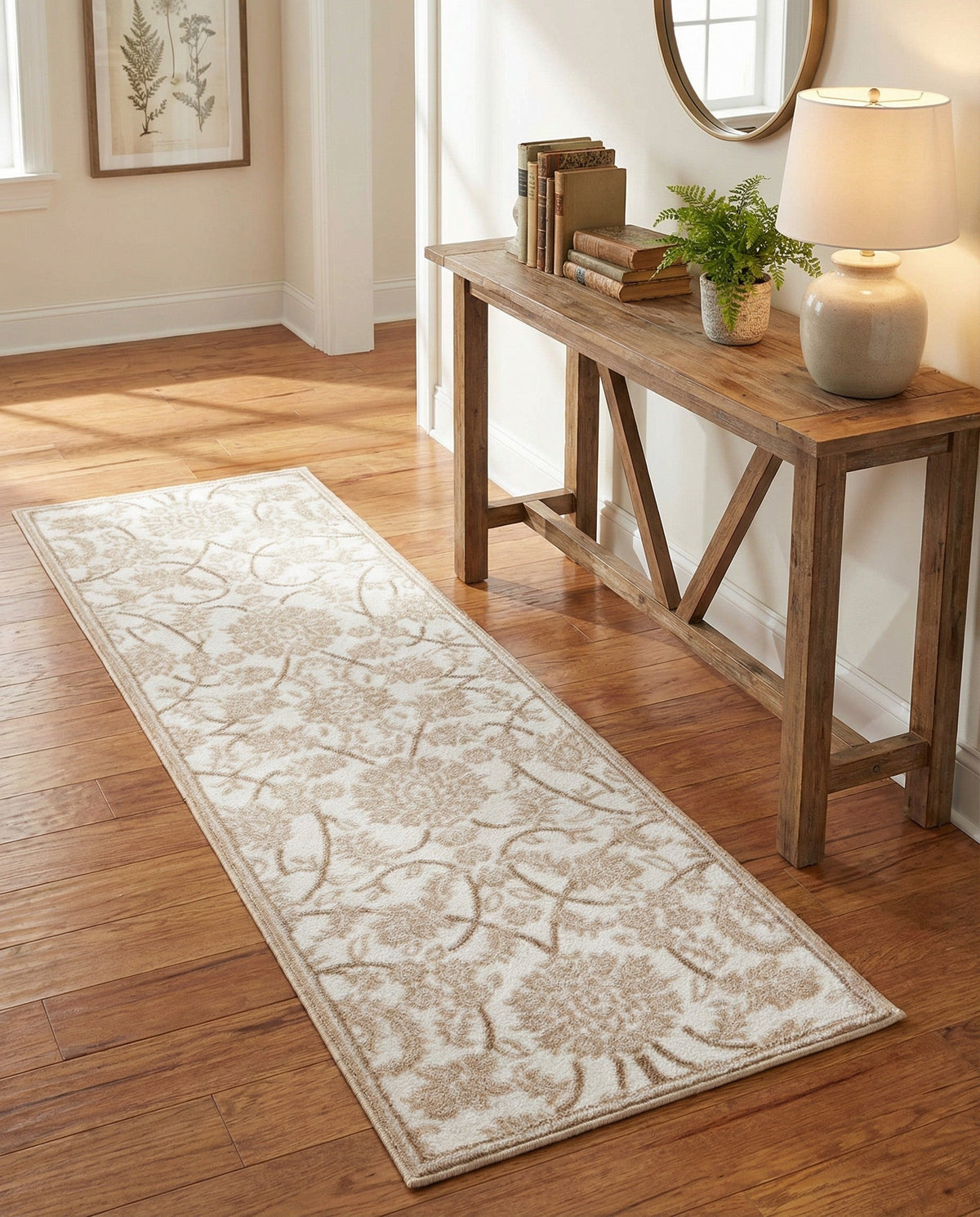Andes Summit Collection Area Rug -  Chimborazo Runner Snow White  lifestyle 146