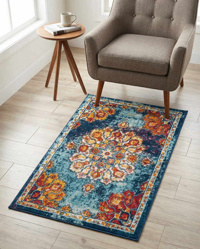 Beverly Grove Collection Area Rug - Melrose (Multi) Rectangle Multi  lifestyle 28