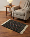 Samarkand Elegance Collection Area Rug -  Margilan (Dark Green) Rectangle Dark Green  lifestyle 9