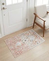 Parisian Elegance Collection Area Rug - Versailles (Rose Pink) Rectangle Rose Pink  lifestyle 5