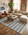 Cotton Punjab Passage Collection Area Rug - Amritsar Rectangle Ivory  lifestyle 4