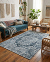 Cambridge Classics Collection Area Rug -  Magdalene (Blue) Rectangle Blue  lifestyle 17