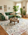 Meadow Breeze Collection Area Rug -  Sunbeam Rectangle Ivory  lifestyle 38