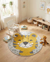 Wonder Tykes Collection Area Rug -  Doodle Round Gray  lifestyle 4