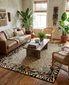 Savannah Sojourn Collection Area Rug -  Moremi Rectangle Cream  lifestyle 19