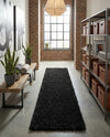 Eternal Plush Oasis Collection Area Rug -  Tranquility (Onyx Black) Runner Onyx Black  lifestyle 65