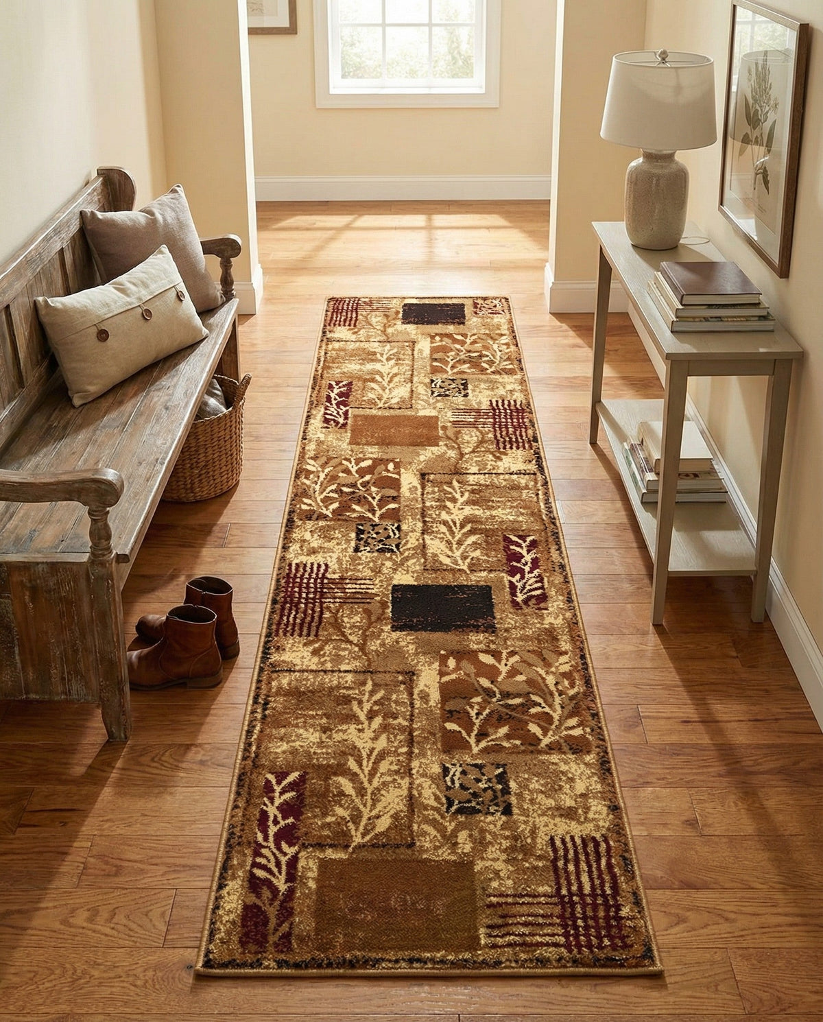 Bistro Lounge Collection Area Rug -  Affogato Runner Beige  lifestyle 76