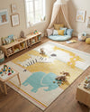 Wonder Tykes Collection Area Rug -  Wonderland Rectangle Ivory  lifestyle 6