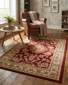 Jaipur Elegance Collection Area Rug -  Jantar Rectangle Red  lifestyle 20