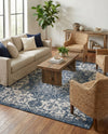 Urban Oasis Rugs Collection Area Rug -  Penthouse (Blue) Square Blue  lifestyle 63