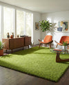 Plush Oasis Collection Area Rug - Serenity (Grass Green) Rectangle Grass Green  lifestyle 29