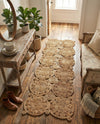 Woven Seaside Jute Collection Area Rug - Whittaker Runner Natural  lifestyle 74