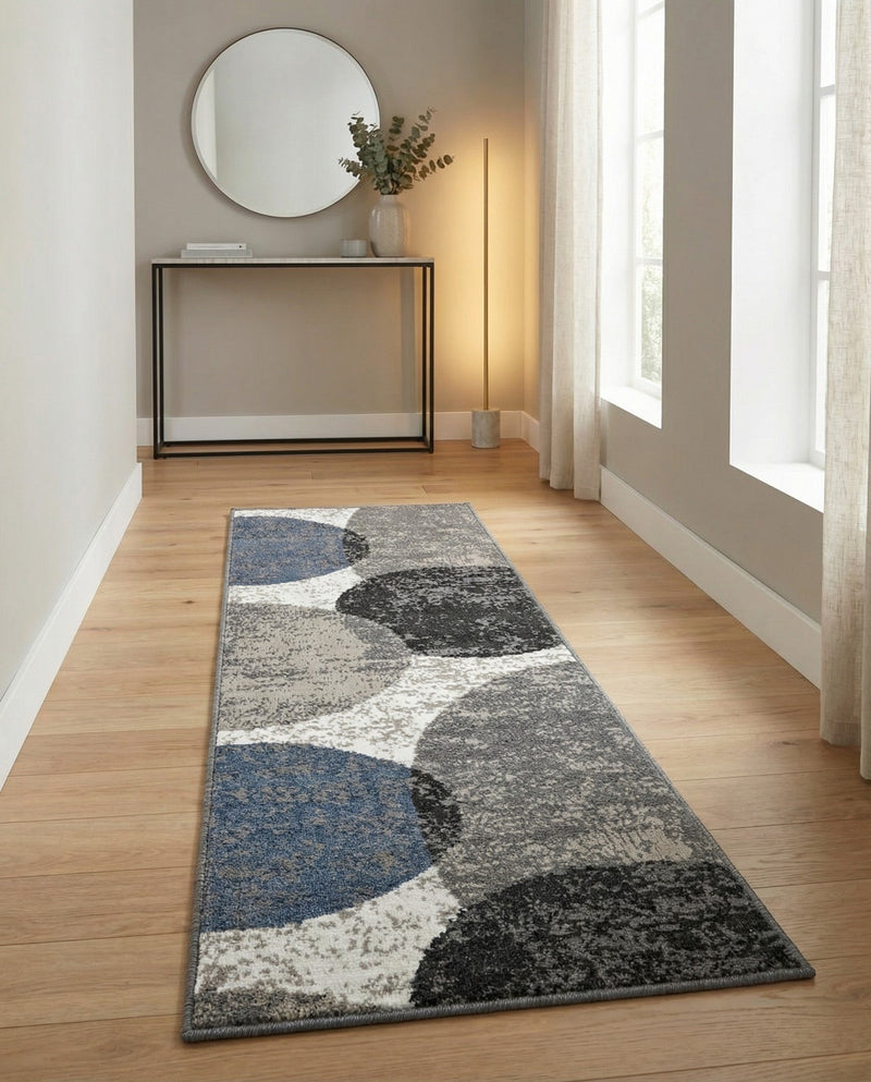 Copenhagen Edge Collection Area Rug -  Amager Runner Multi  lifestyle 67