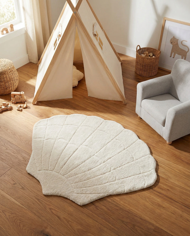 Whimsy Wonders Wool Collection Area Rug -  Canyon Rectangle Ivory  lifestyle 4