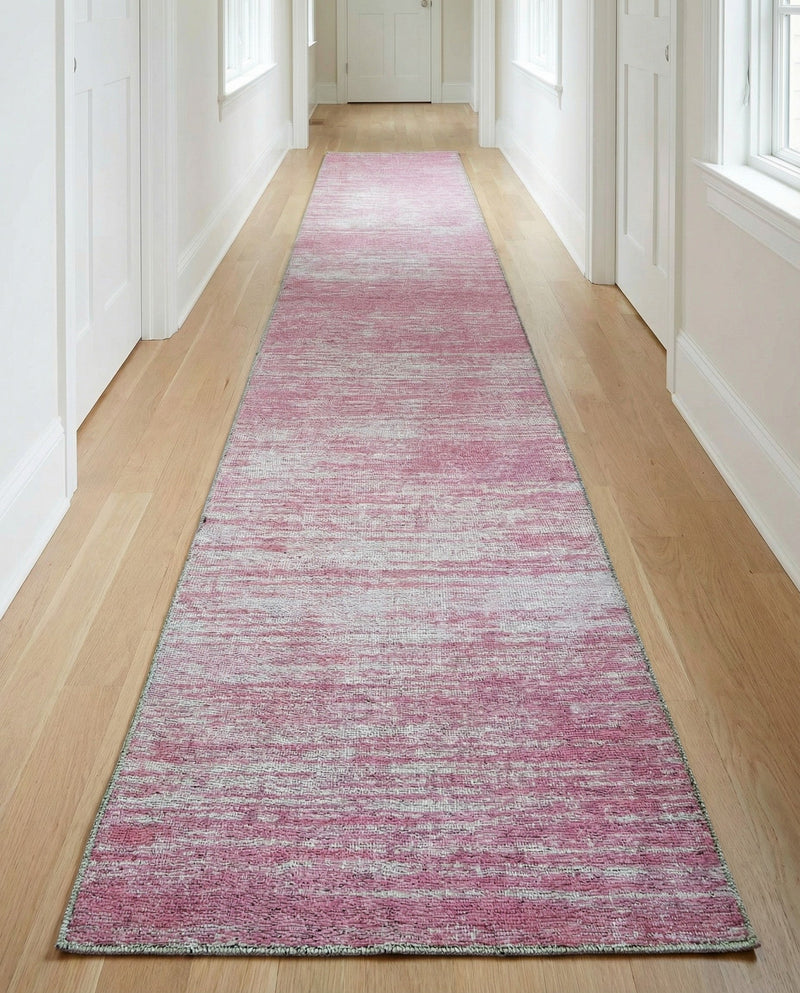 Sahara Essence Collection Area Rug - Oasis (Pink) Runner Pink  lifestyle 68