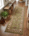 Jaipur Elegance Collection Area Rug -  Nahargarh (Green) Runner Green  lifestyle 77