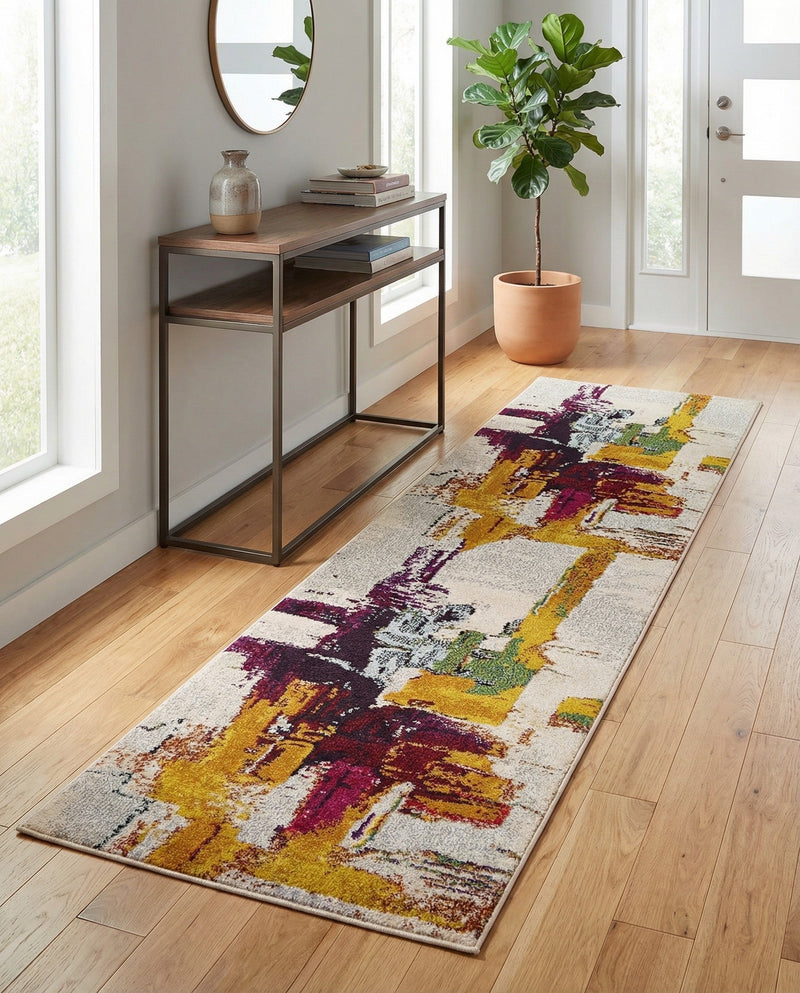 Marrakesh Elegance Collection Area Rug -  Riad Runner Beige  lifestyle 39