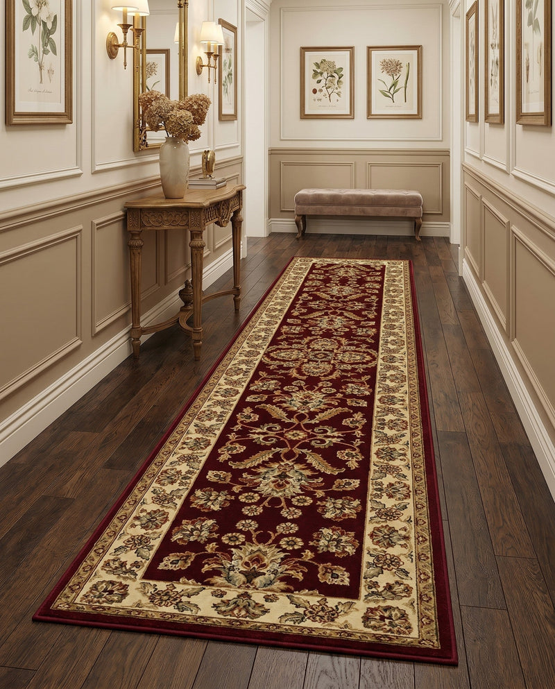 Jaipur Elegance Collection Area Rug -  Jantar Runner Red  lifestyle 66