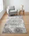 Riviera Elegance Collection Area Rug -  Monaco (Light Gray) Rectangle Light Gray  lifestyle 25