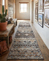 Desert Modern Eco Rug Series Collection Area Rug -  Sonora Runner Khaki Gray  lifestyle 75