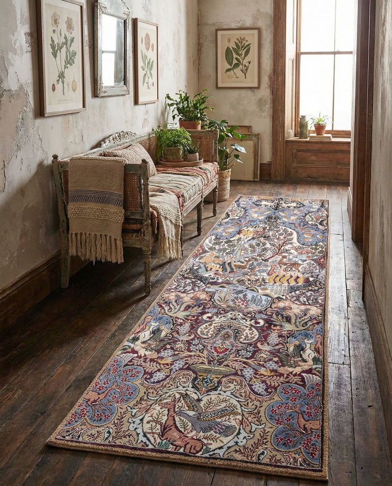 Heritage Elegance Collection Area Rug -  Louvre Runner Multi  lifestyle 62