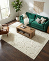 Trellis Haven Collection Area Rug -  Havencrest Rectangle Ivory  lifestyle 25