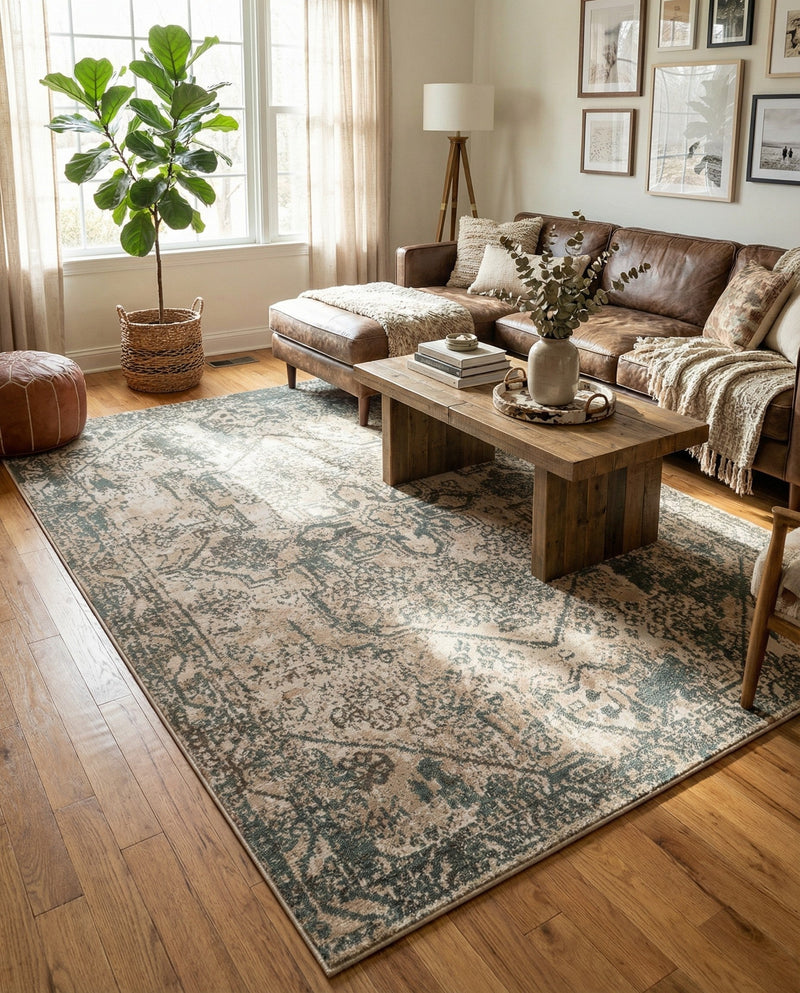 Gobi Sands Collection Area Rug -  Turpan Rectangle Multi  lifestyle 27