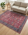 Zahara Oasis Collection Area Rug -  Ouarzazate Rectangle Antique Red  lifestyle 12