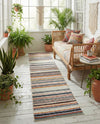Marrakech Mosaic Collection Area Rug - Casablanca Runner Ivory  lifestyle 73