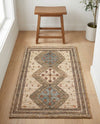 Savannah Threads Collection Area Rug -  Pampas Rectangle Beige  lifestyle 8