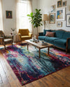 Chromatic Oasis Collection Area Rug -  Oasis Rectangle Multi  lifestyle 10