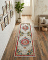 Brighton Terrace Collection Area Rug - Hove (Ivory) Runner Ivory  lifestyle 46