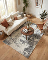 Cozy Haven Shag Collection Area Rug -  Tranquility (Smoke Gray) Rectangle Smoke Gray  lifestyle 11