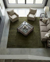 Bloomsbury Elegance Collection Area Rug -  Kensington (Green) Square Green  lifestyle 78