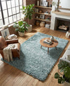 Eternal Plush Oasis Collection Area Rug -  Tranquility (Slate Blue) Rectangle Slate Blue  lifestyle 27