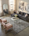 Hollywood Luxe Collection Area Rug -  Beverly (Gray Silver) Rectangle Gray Silver  lifestyle 12