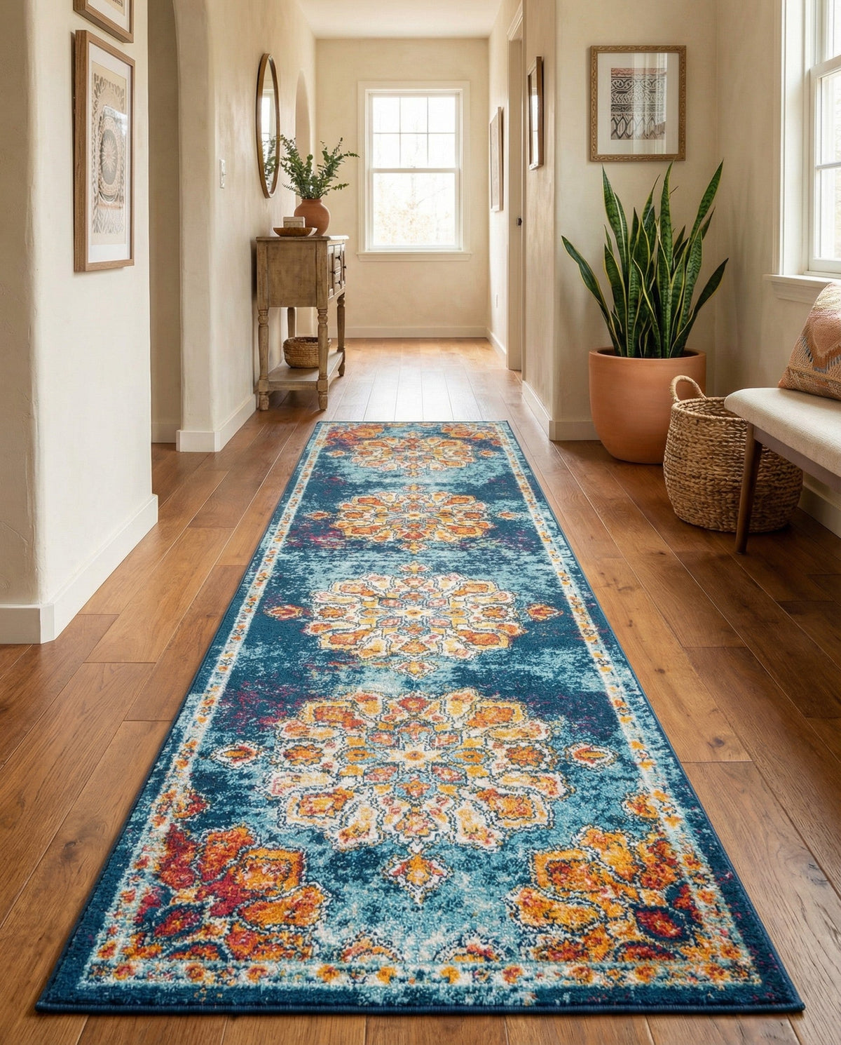 Beverly Grove Collection Area Rug - Melrose (Multi) Runner Multi  lifestyle 83
