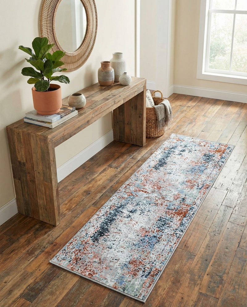 Aegean Elegance Washables Collection Area Rug -  Ithaca Runner Multi  lifestyle 71