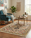 Tabriz Tapestry Collection Area Rug - Sahand (Cream) Rectangle Cream  lifestyle 7