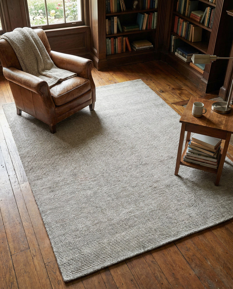 Berkshire Estate Collection Area Rug - Windsor (Grey Manor) Rectangle Grey Manor  lifestyle 16