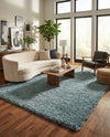 Eternal Plush Oasis Collection Area Rug -  Tranquility (Slate Blue) Rectangle Slate Blue  lifestyle 17