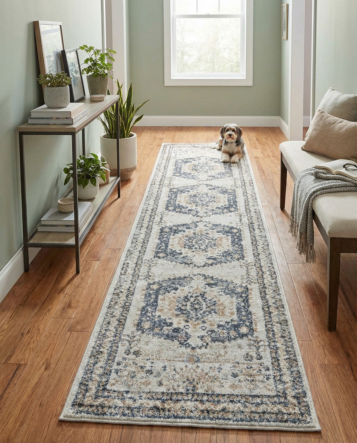 Cambridge Classics Collection Area Rug -  Pembroke (Cream) Runner Cream  lifestyle 85