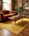 Soho Elegance Collection Area Rug - Chelsea (Gold) Rectangle Gold  lifestyle 9