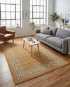 Soho Elegance Collection Area Rug -  Mercer (Orange) Rectangle Orange  lifestyle 10