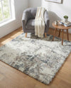 Cozy Haven Shag Collection Area Rug -  Tranquility (Pebble Gray) Square Pebble Gray  lifestyle 42