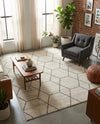 Trellis Mosaic Collection Area Rug - Arborville (Ivory) Rectangle Ivory  lifestyle 23