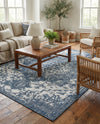 Urban Oasis Rugs Collection Area Rug -  Penthouse (Blue) Rectangle Blue  lifestyle 3