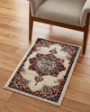 Eden Oasis Collection Area Rug -  Tranquility (Cream) Rectangle Cream  lifestyle 7