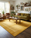 Soho Elegance Collection Area Rug - Chelsea (Gold) Rectangle Gold  lifestyle 7
